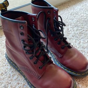 SOLD Size 7 Cherry Red Dr. Martens